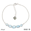 Bracelet B9801-TB en Topaze bleue véritable