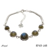 Bracelet B7601-LAB en Labradorite véritable