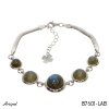 Bracelet B7601-LAB with real Labradorite
