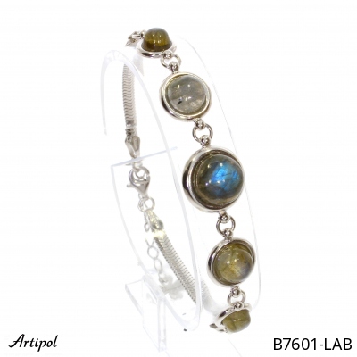 Bracelet B7601-LAB en Labradorite véritable
