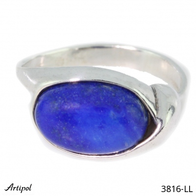 Ring 3816-LL with real Lapis lazuli