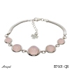 Bracelet B7601-QR en Quartz rose véritable