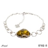 Bracelet B7802-B with real Amber