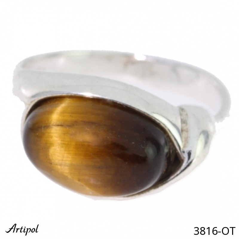 Ring 3816-OT with real Tiger Eye
