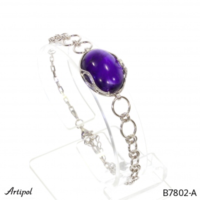 Bracelet B7802-A with real Amethyst