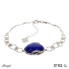 Bracelet B7802-LL with real Lapis lazuli
