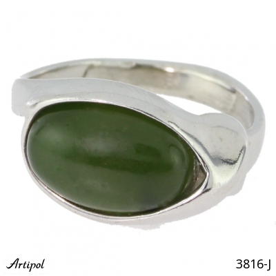 Ring 3816-J with real Jade