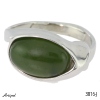 Ring 3816-J with real Jade