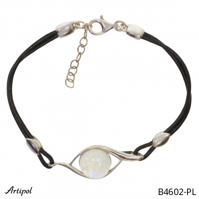 Bracelet B4602-PL en Pierre de lune véritable