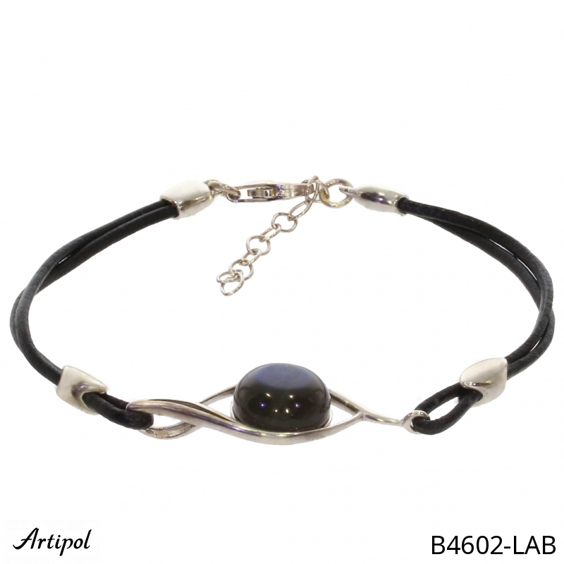Bracelet B4602-LAB en Labradorite véritable