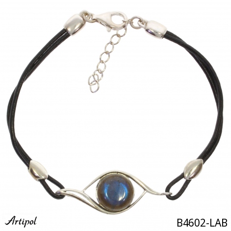 Bracelet B4602-LAB with real Labradorite