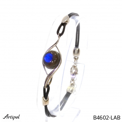 Bracelet B4602-LAB with real Labradorite