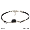Bracelet B4602-ON with real Black Onyx