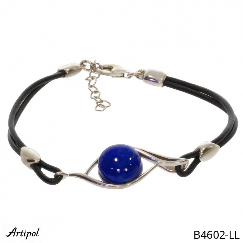 Armreif B4602-LL mit echter Lapis Lazuli