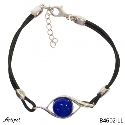 Bracelet B4602-LL with real Lapis lazuli