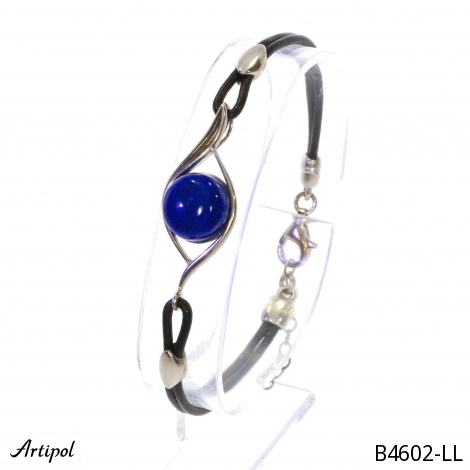 Bracelet B4602-LL with real Lapis lazuli