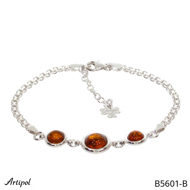 Bracelet B5601-B with real Amber