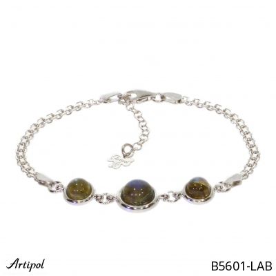 Bracelet B5601-LAB en Labradorite véritable