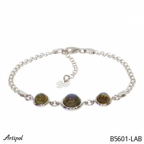 Bracelet B5601-LAB en Labradorite véritable