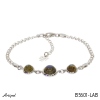 Bracelet B5601-LAB en Labradorite véritable