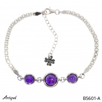Bracelet B5601-A with real Amethyst