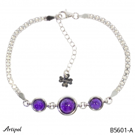 Bracelet B5601-A with real Amethyst