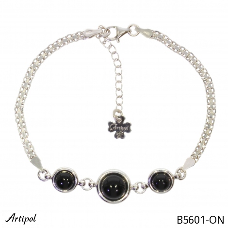 Bracelet B5601-ON with real Black Onyx