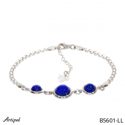 Bracelet B5601-LL with real Lapis lazuli