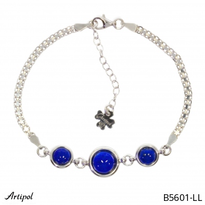 Bracelet B5601-LL en Lapis-lazuli véritable