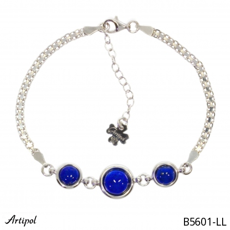 Bracelet B5601-LL en Lapis-lazuli véritable