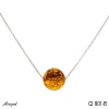 Necklace C2801-B with real Amber