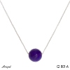 Collier C2801-A en Amethyste véritable