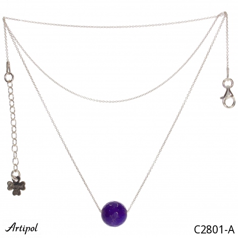 Collier C2801-A en Améthyste véritable