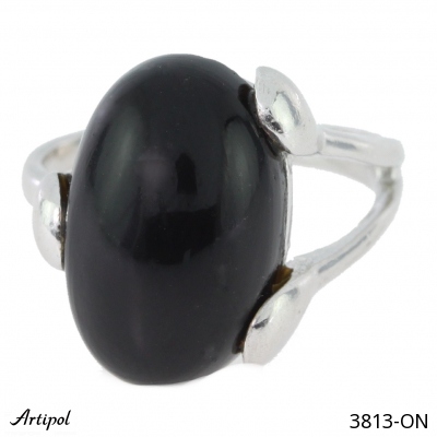 Ring 3813-ON with real Black onyx