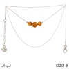 Collier C3201-B en Ambre véritable