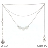 Necklace C3201-PL with real Moonstone