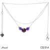 Necklace C3201-A with real Amethyst