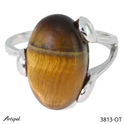 Ring 3813-OT with real Tiger Eye
