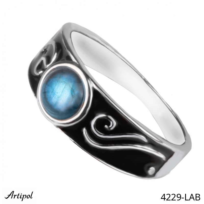 Ring 4229-LAB with real Labradorite