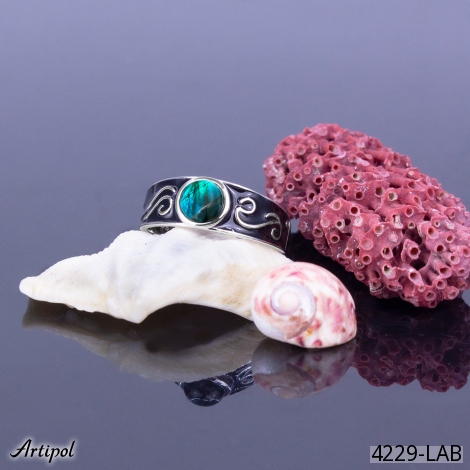 Ring 4229-LAB with real Labradorite