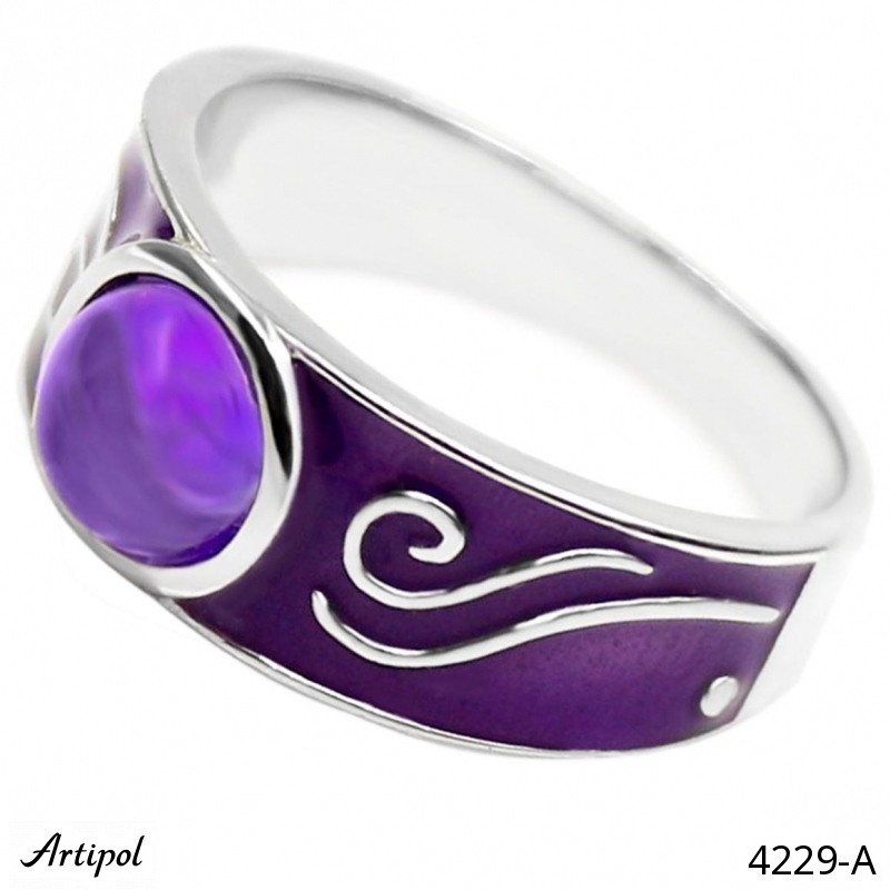 Ring 4229-A mit echter Amethyst