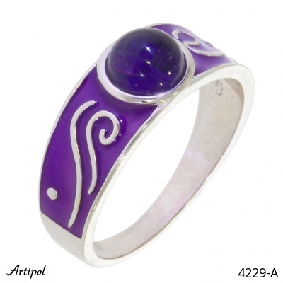 Ring 4229-A with real Amethyst