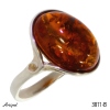 Ring 3811-B with real Amber