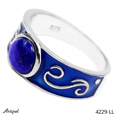 Ring 4229-LL with real Lapis-lazuli
