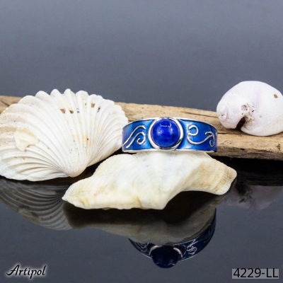 Ring 4229-LL with real Lapis lazuli