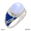 Ring 5016-PL with real Moonstone