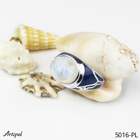 Ring 5016-PL with real Moonstone