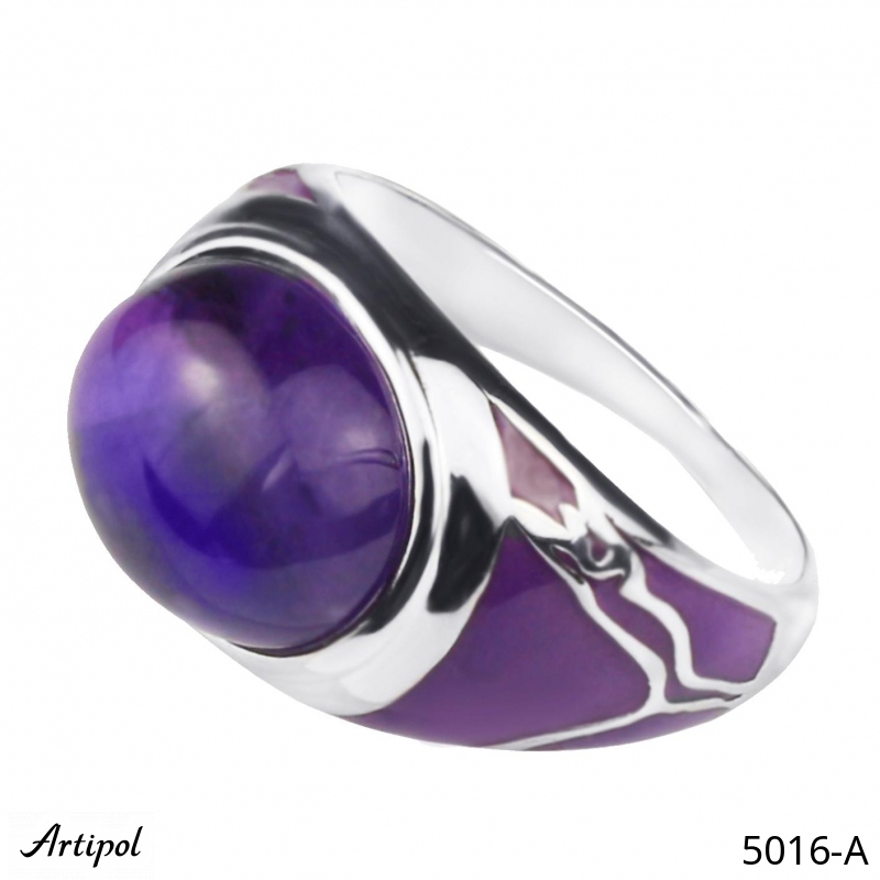 Ring 5016-A with real Amethyst