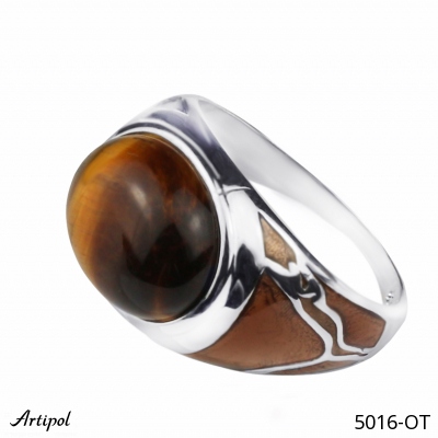 Ring 5016-OT with real Tiger's eye