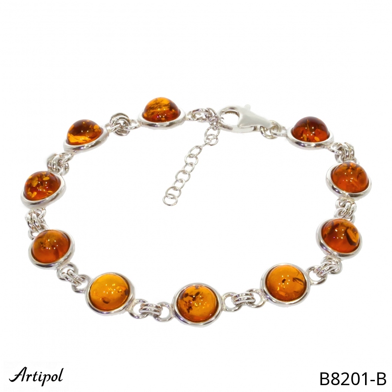 Bracelet B8201-B en Ambre véritable